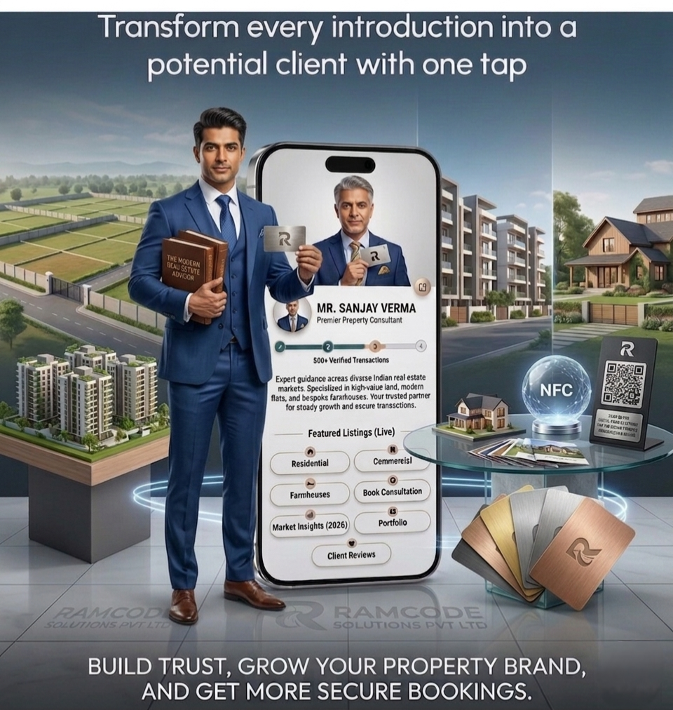 NFC Visiting Card with Digital Catalogue